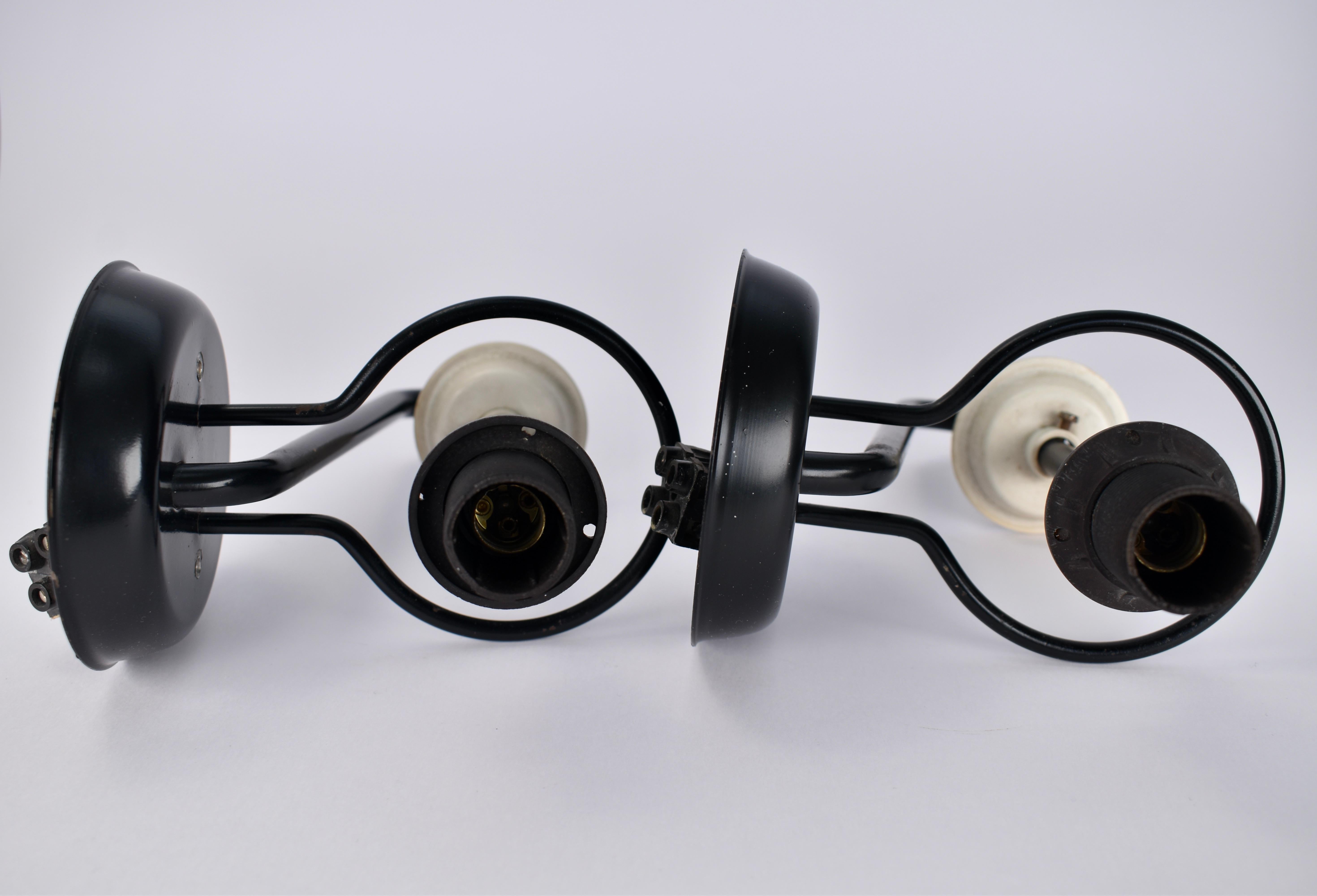 Apliques de cristal modernistas C-1556 by Raak, Años 50 en venta 5