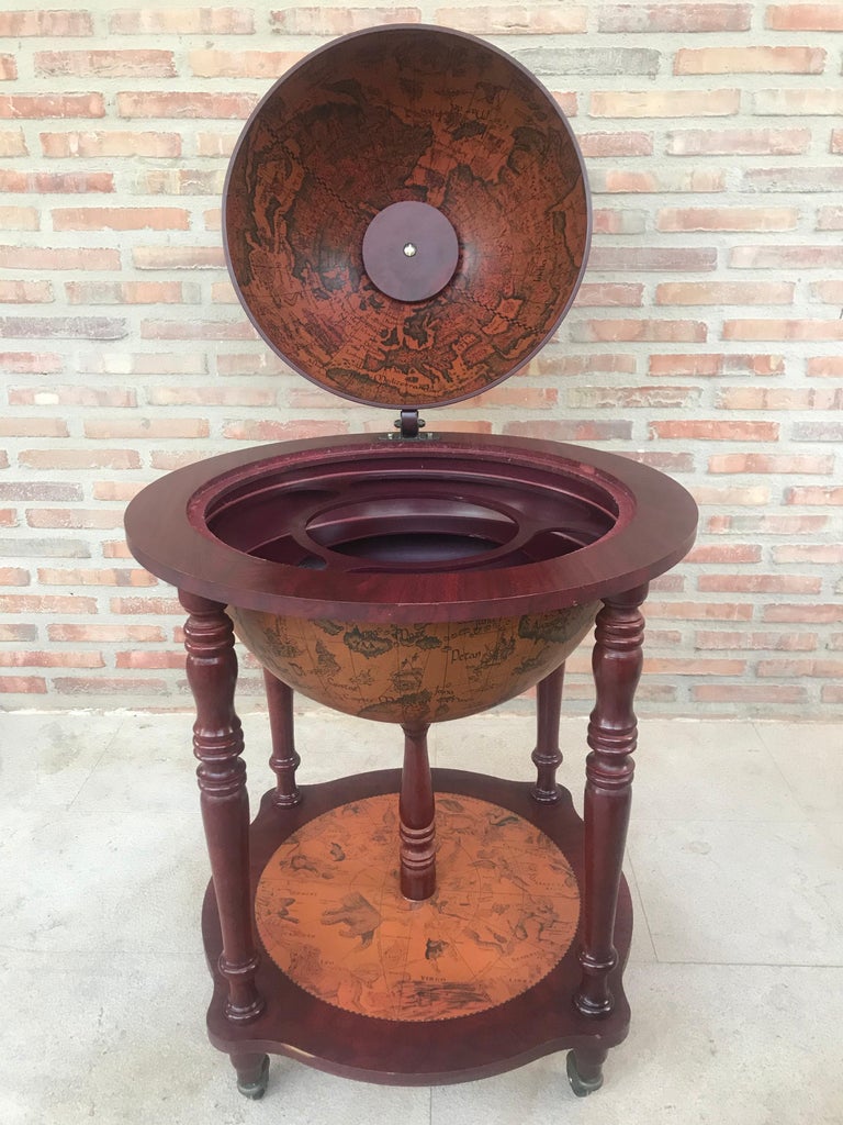 Modernist Globe Cocktail Dry Bar Midcentury at 1stDibs