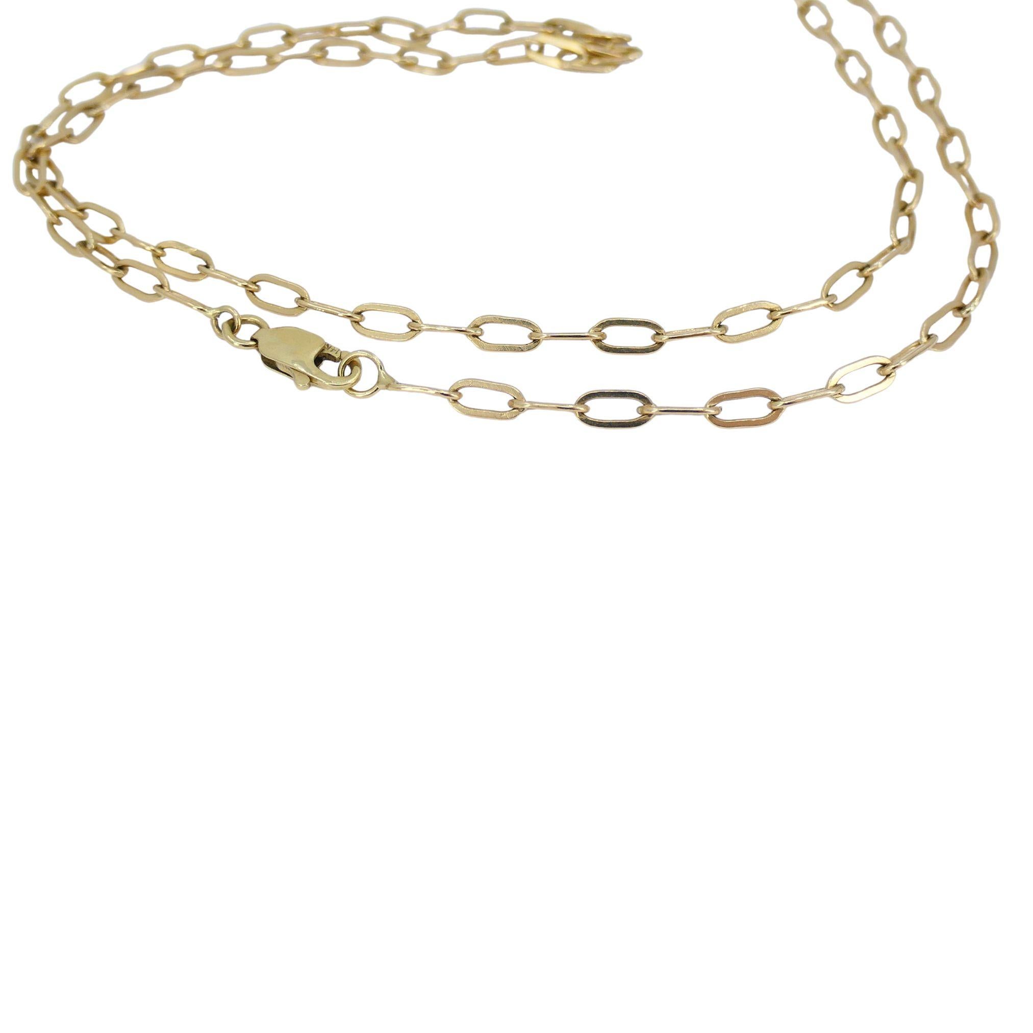 Modernist Gold Malachite Pendant Chain Necklace For Sale 5