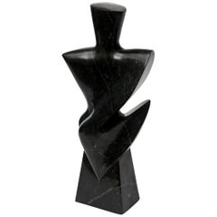 Sculpture de granit moderniste vintage