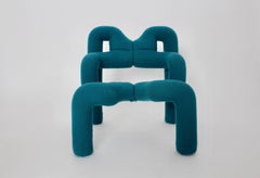 Modernist Green Vintage Armchair Ekstrem Terje Ekstrom 1972 Stokke Norway