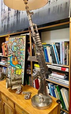 Modernist Gun Floor Lamp Manner of Philippe Starck