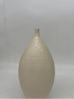 Vaso modernista in ceramica d'ispirazione giapponese, lavorato a mano