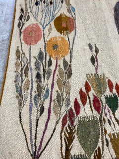 Modernist Handwoven Tapestry / Wall Hanging, Scandinavian Design, Signed K W