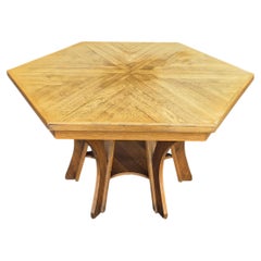 Modernist handcrafted dining table, Netherlands 1990s