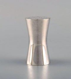 Modernist Hans Hansen for Georg Jensen Salt Shaker in Sterling Silver, 1960s