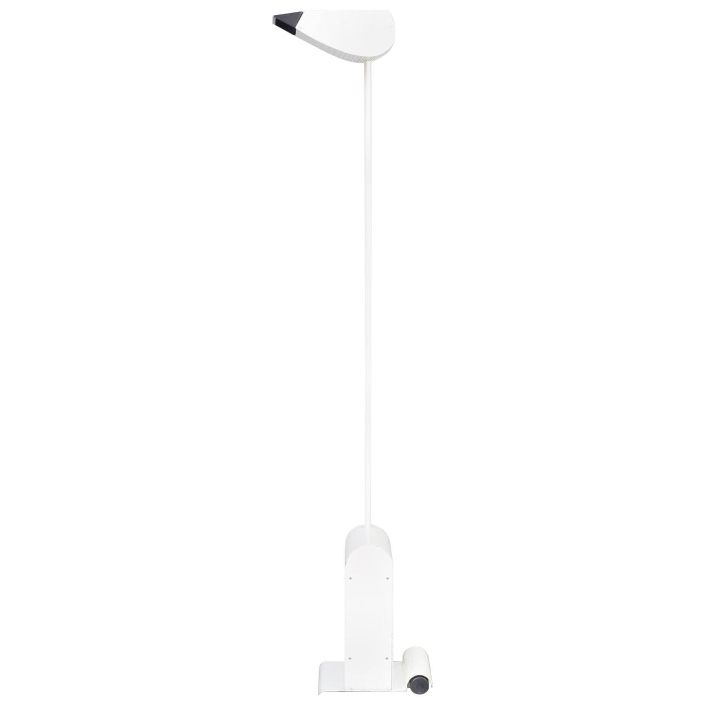 Modernist Hartmut Engel White Metal Floor Lamp for Zumtobel For Sale at  1stDibs | floor engels, lamp engels, engel lamp