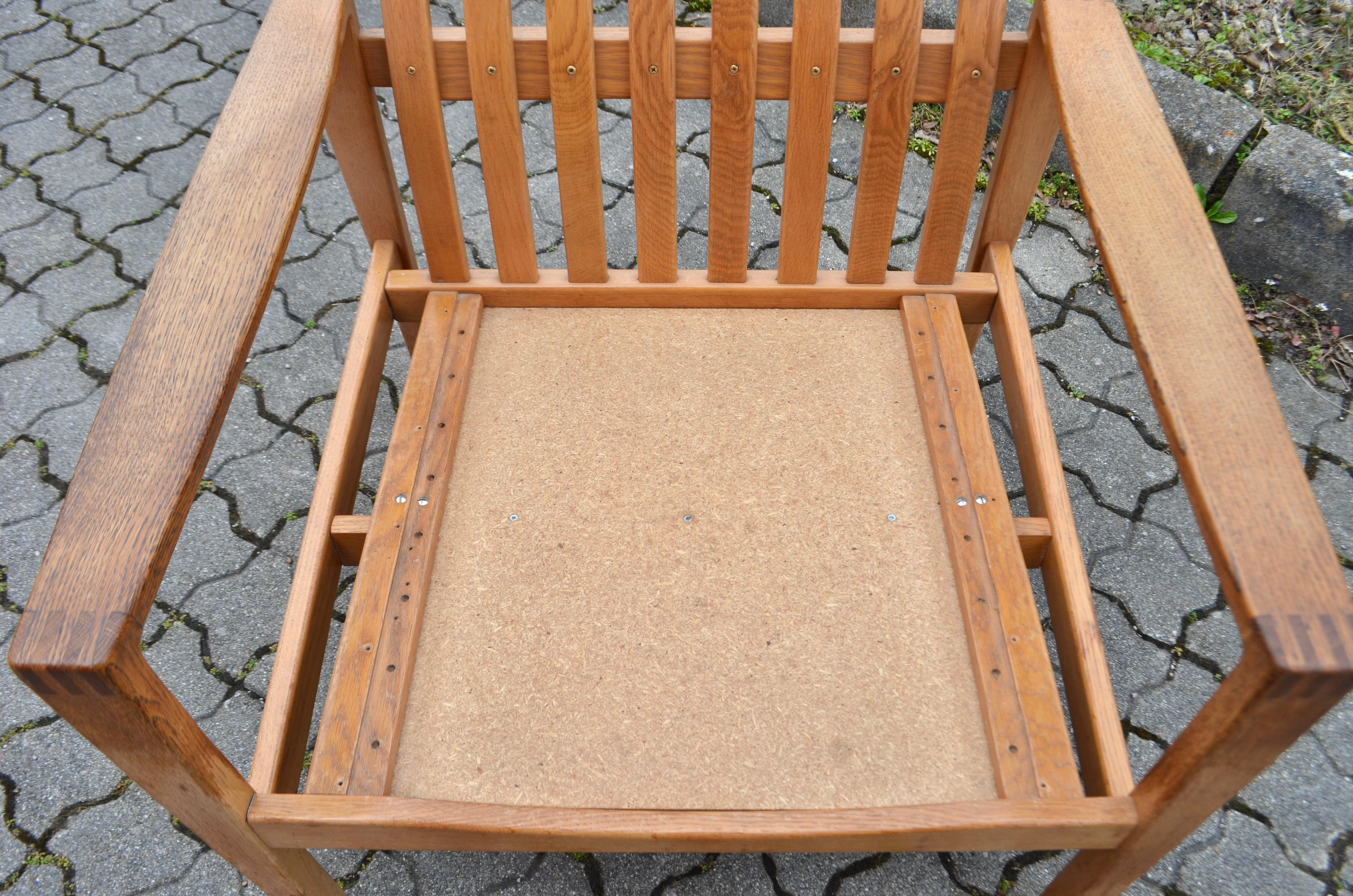 Modernist Hartmut Lohmeyer Oak Easy Lounge Chair for Wilkhahn Midcentury For Sale 8