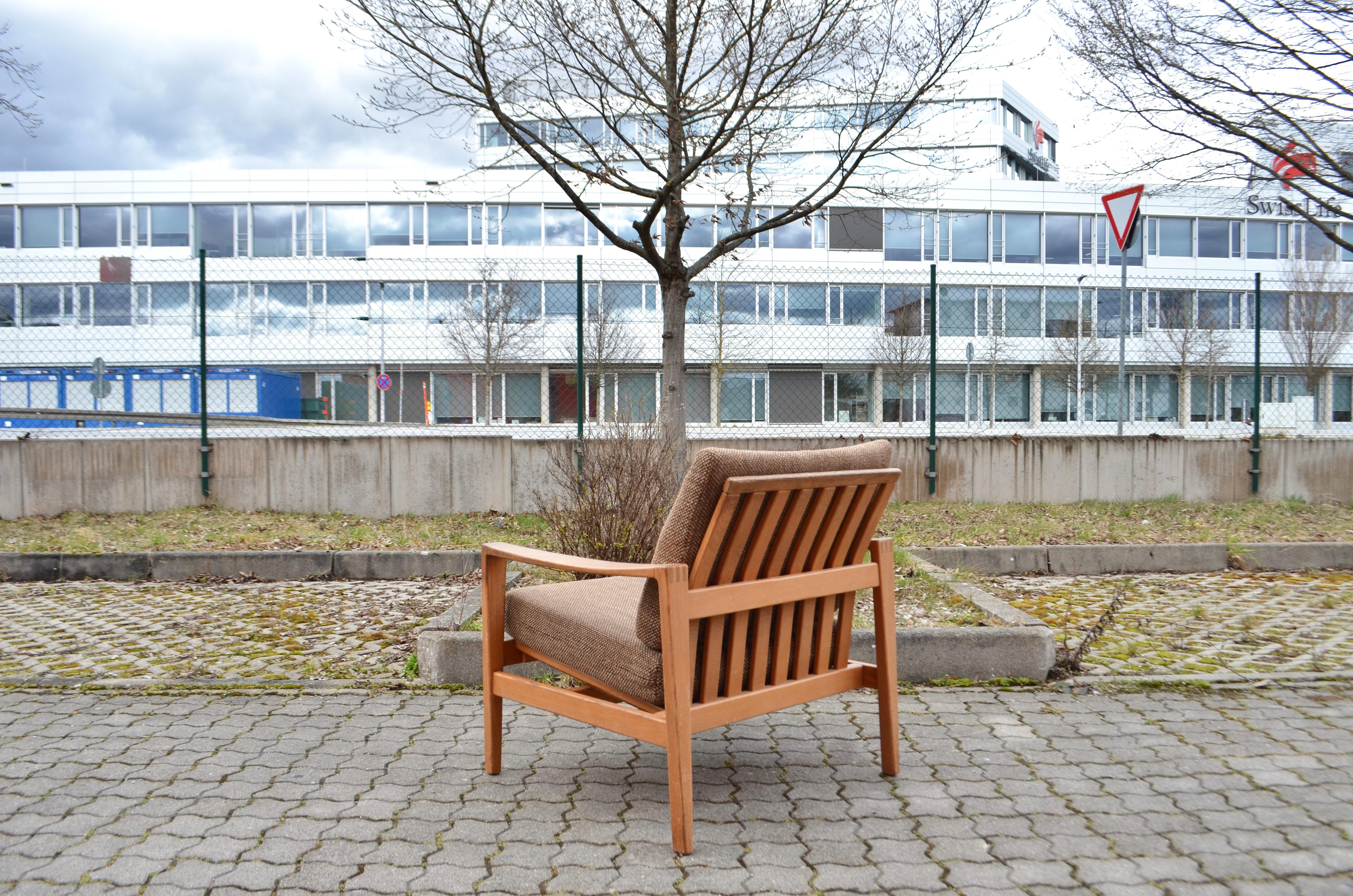 Easy Loungesessel aus Eiche von Hartmut Lohmeyer für Wilkhahn, Moderne der Mitte des Jahrhunderts im Angebot 11