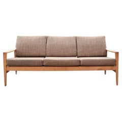 Divano modernista Hartmut Lohmeyer Oak per Wilkhahn del Medioevo