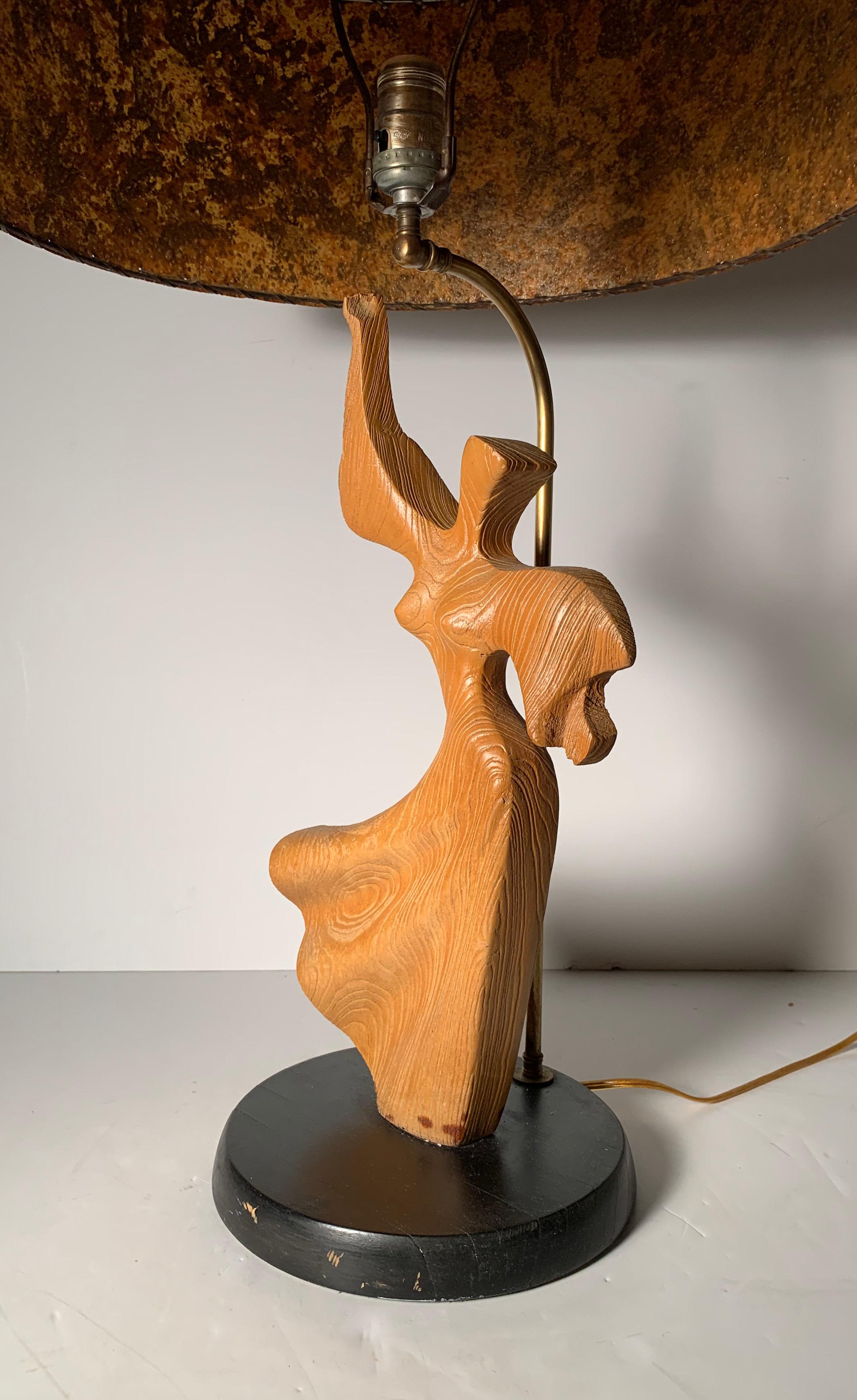 20th Century Modernist Heifetz Dancer Table Lamp