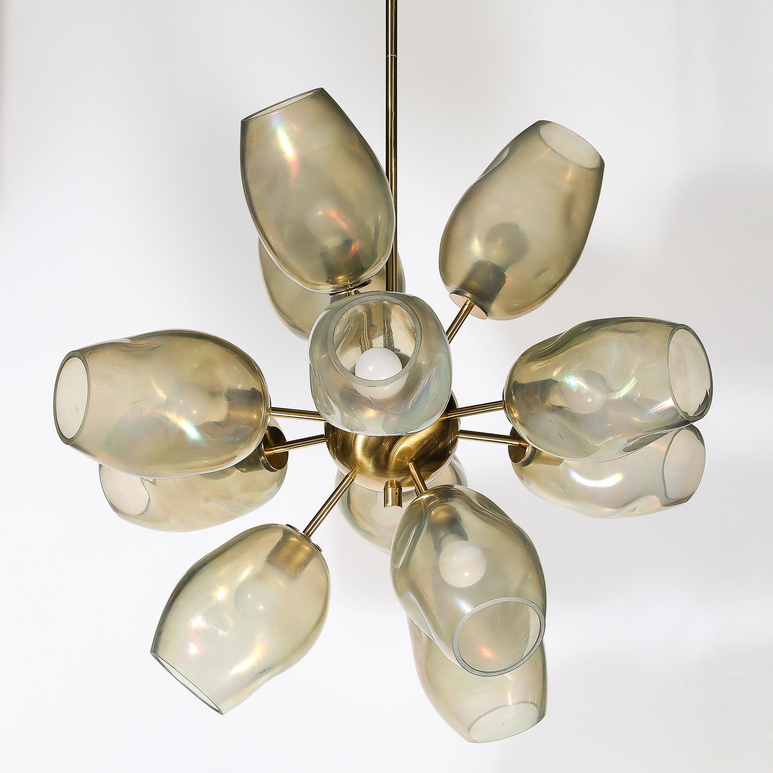 XXIe siècle et contemporain Lustre moderniste 