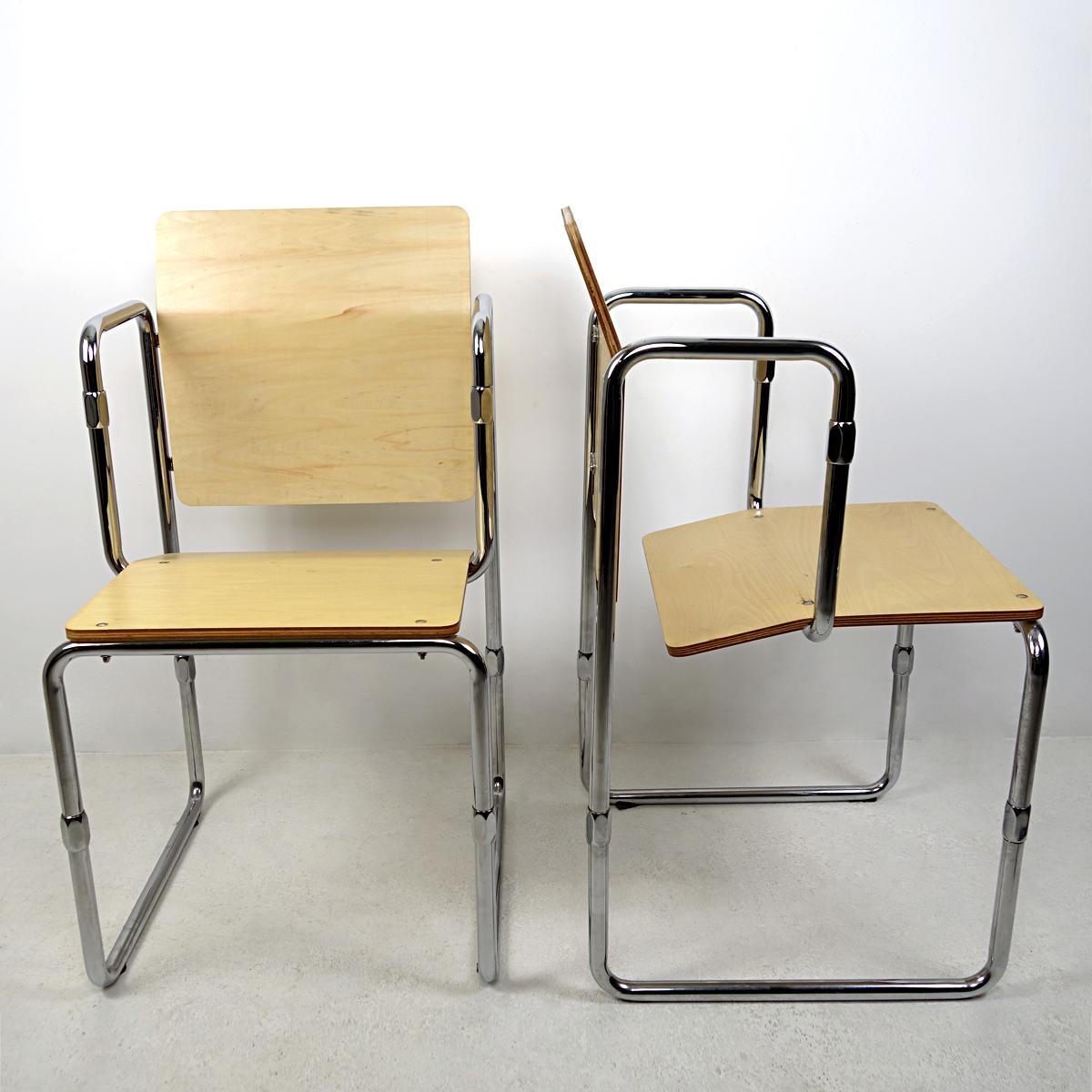 Modernist Hopmi Chair by Gerrit Rietveld Limited Edition Official Reproduction 8
