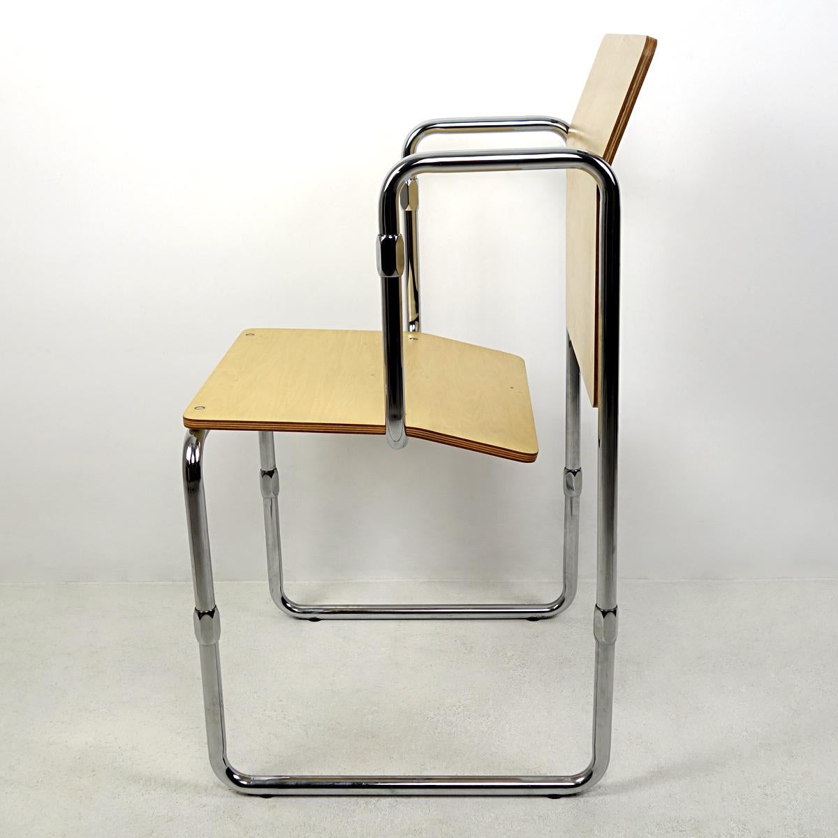 Dutch Modernist Hopmi Chair by Gerrit Rietveld Limited Edition Official Reproduction