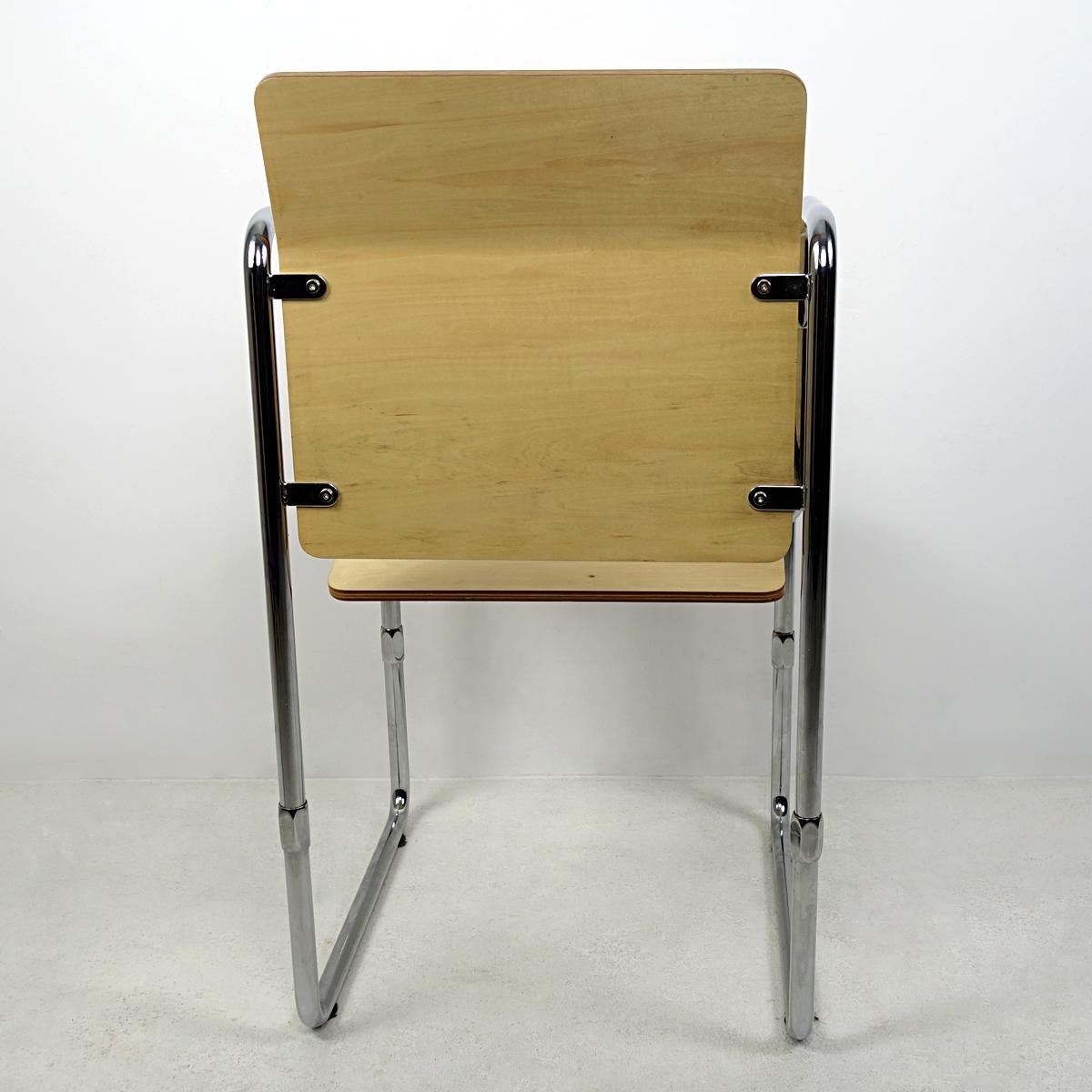 20th Century Modernist Hopmi Chair by Gerrit Rietveld Limited Edition Official Reproduction