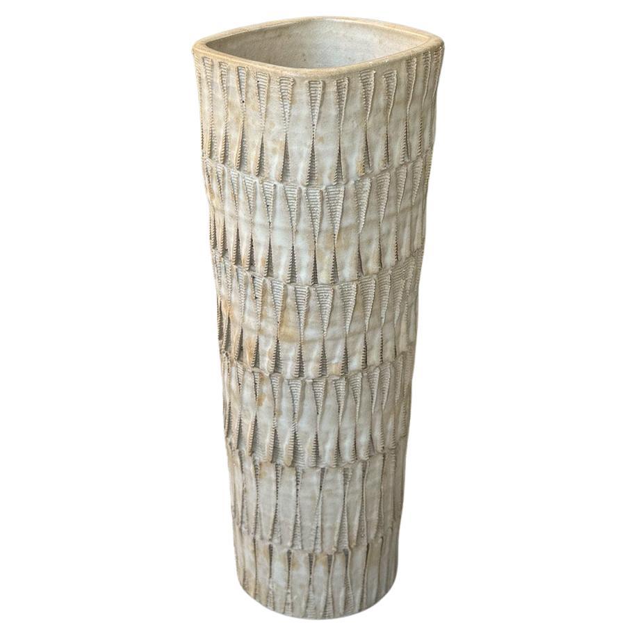 Vaso modernista in ceramica Ikebana, Giappone, 1970 ca. in vendita