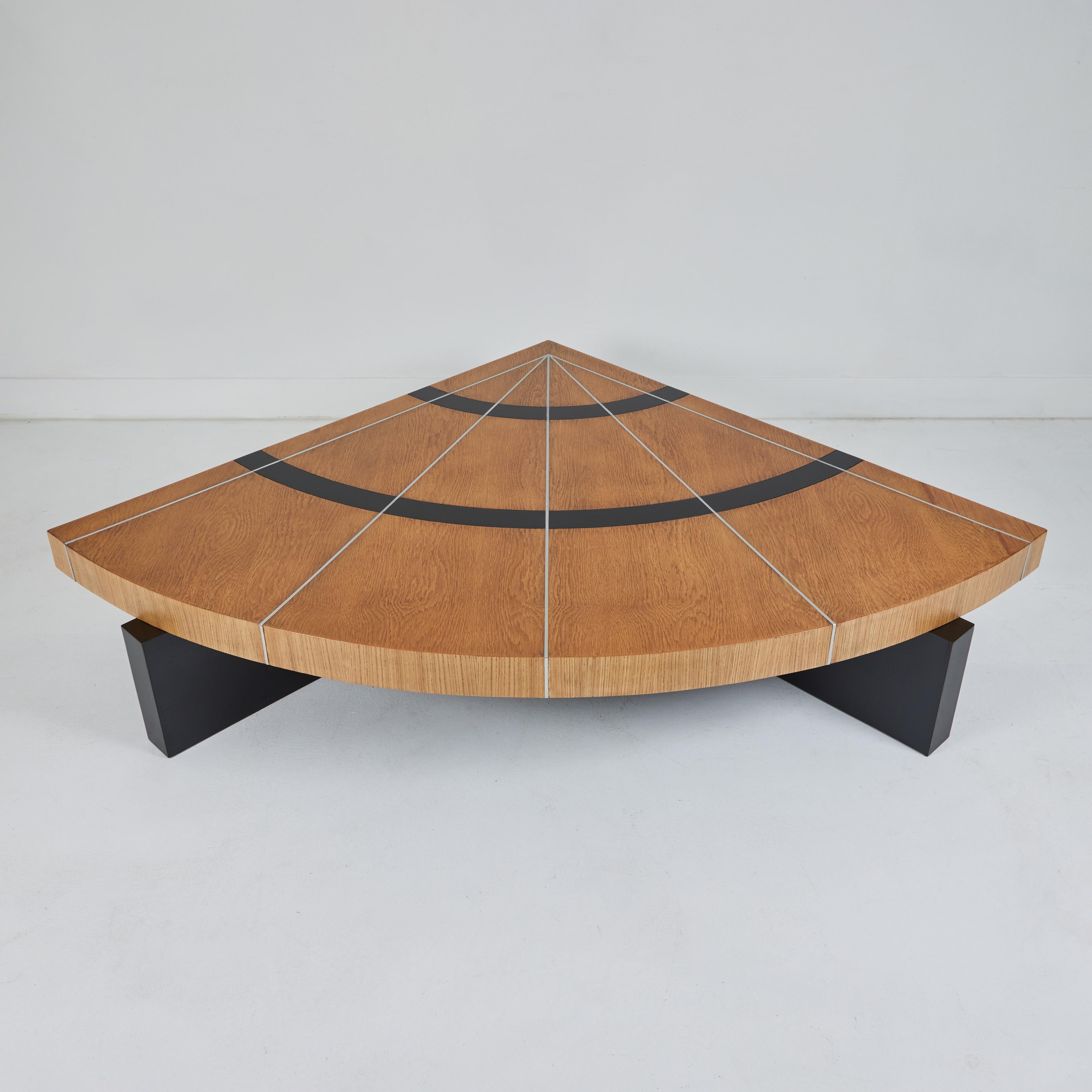 Stained Modernist Inlaid Cocktail Table, Designed by William Haines