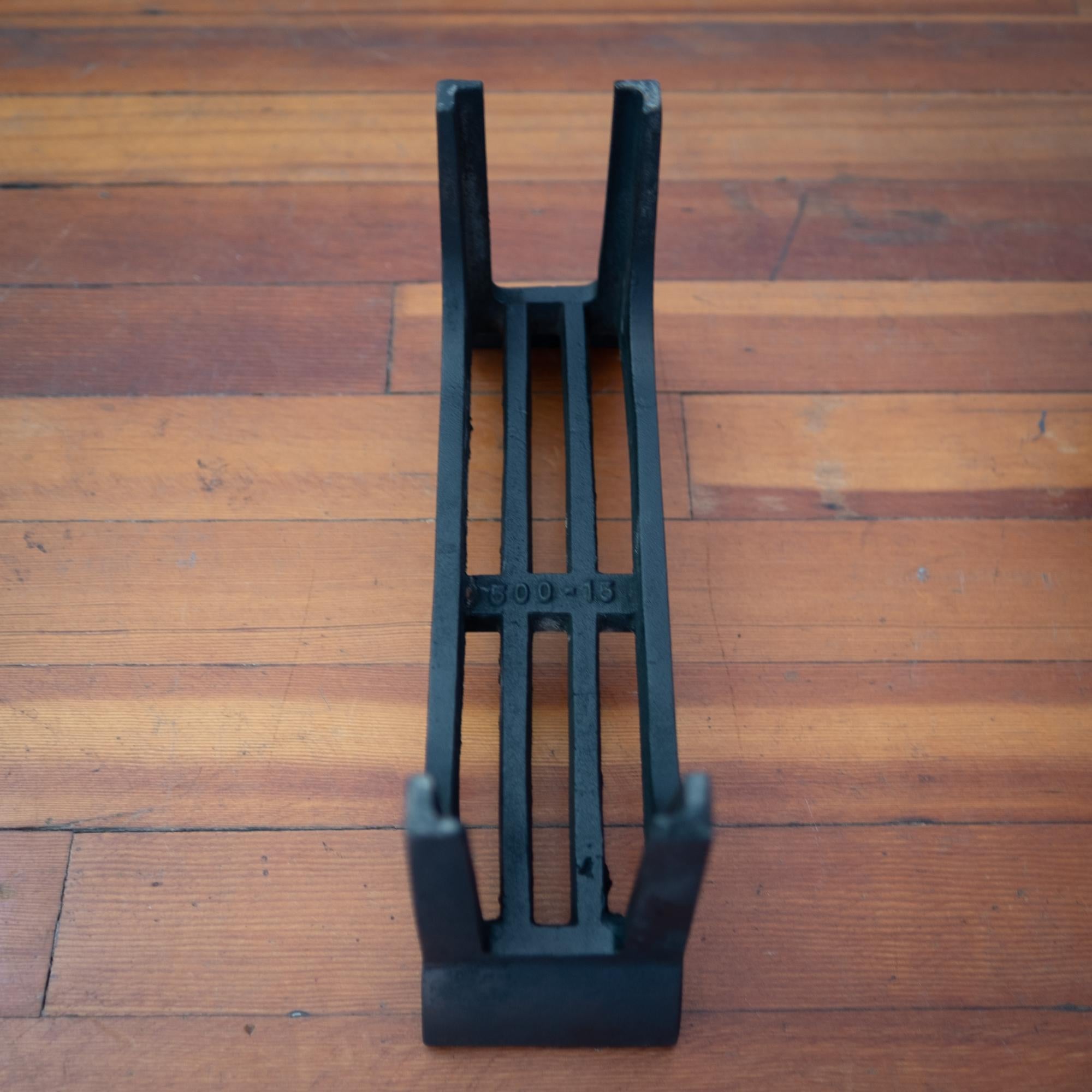 Modernist Edwin Jackson Iron Andirons, 1950s 1