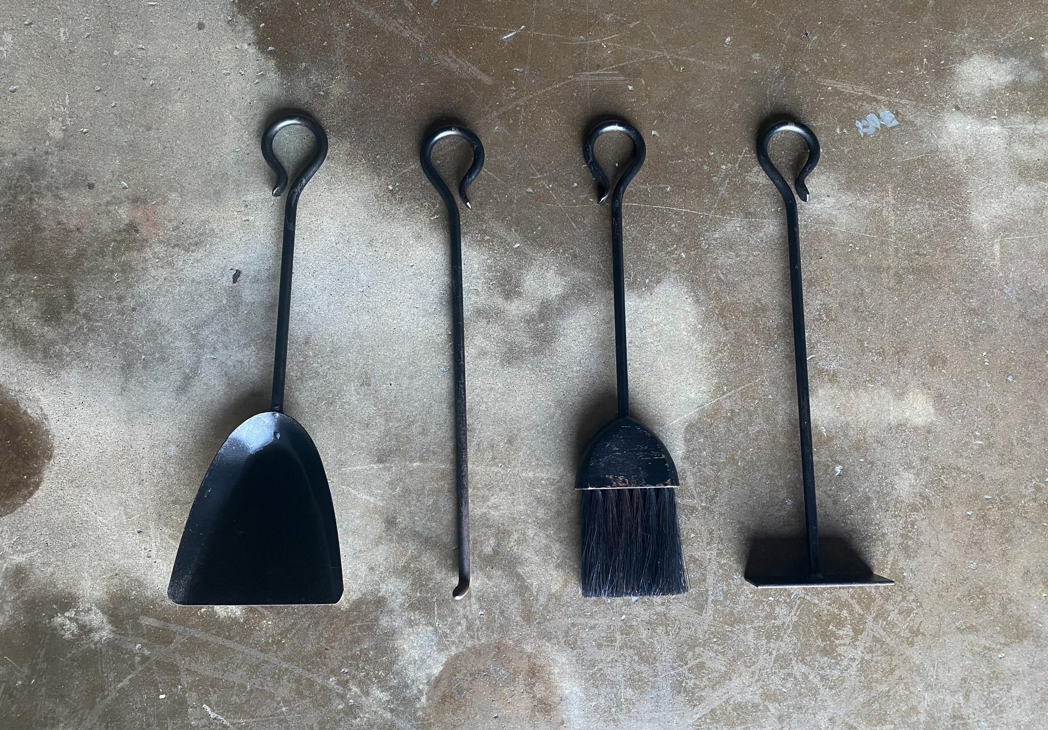 Modernist Iron Fire Tools, United States, 1960's  For Sale 7