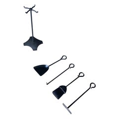 Modernist Iron Fire Tools, United States, 1960's