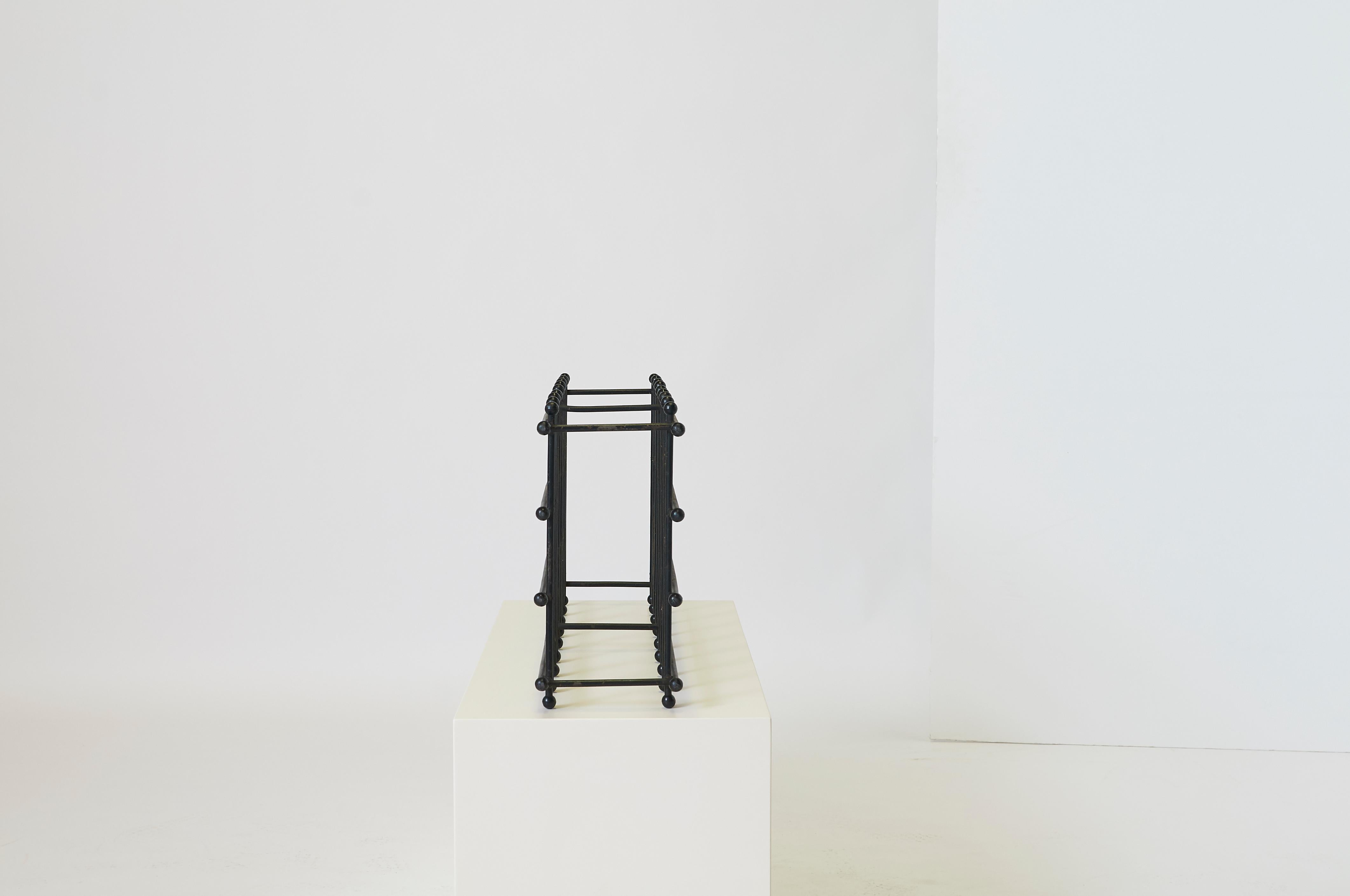 Modernist Eisen Weinregal im Zustand „Gut“ im Angebot in San Francisco, CA