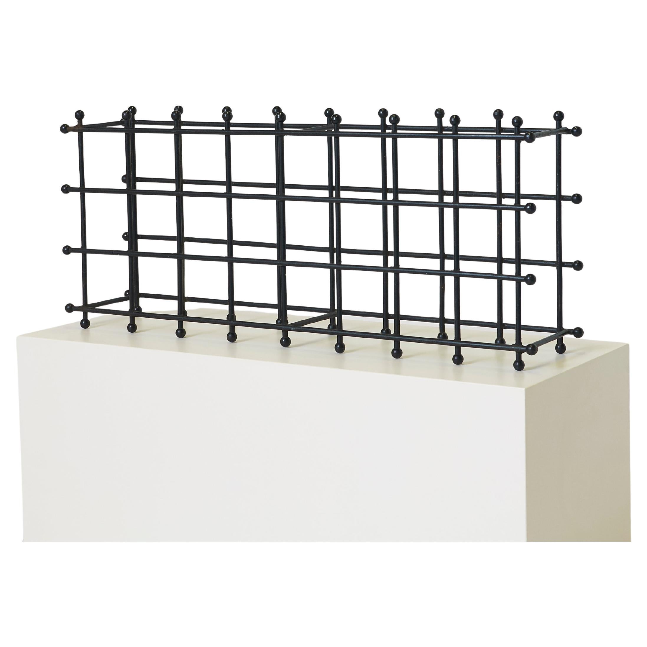 Modernist Eisen Weinregal