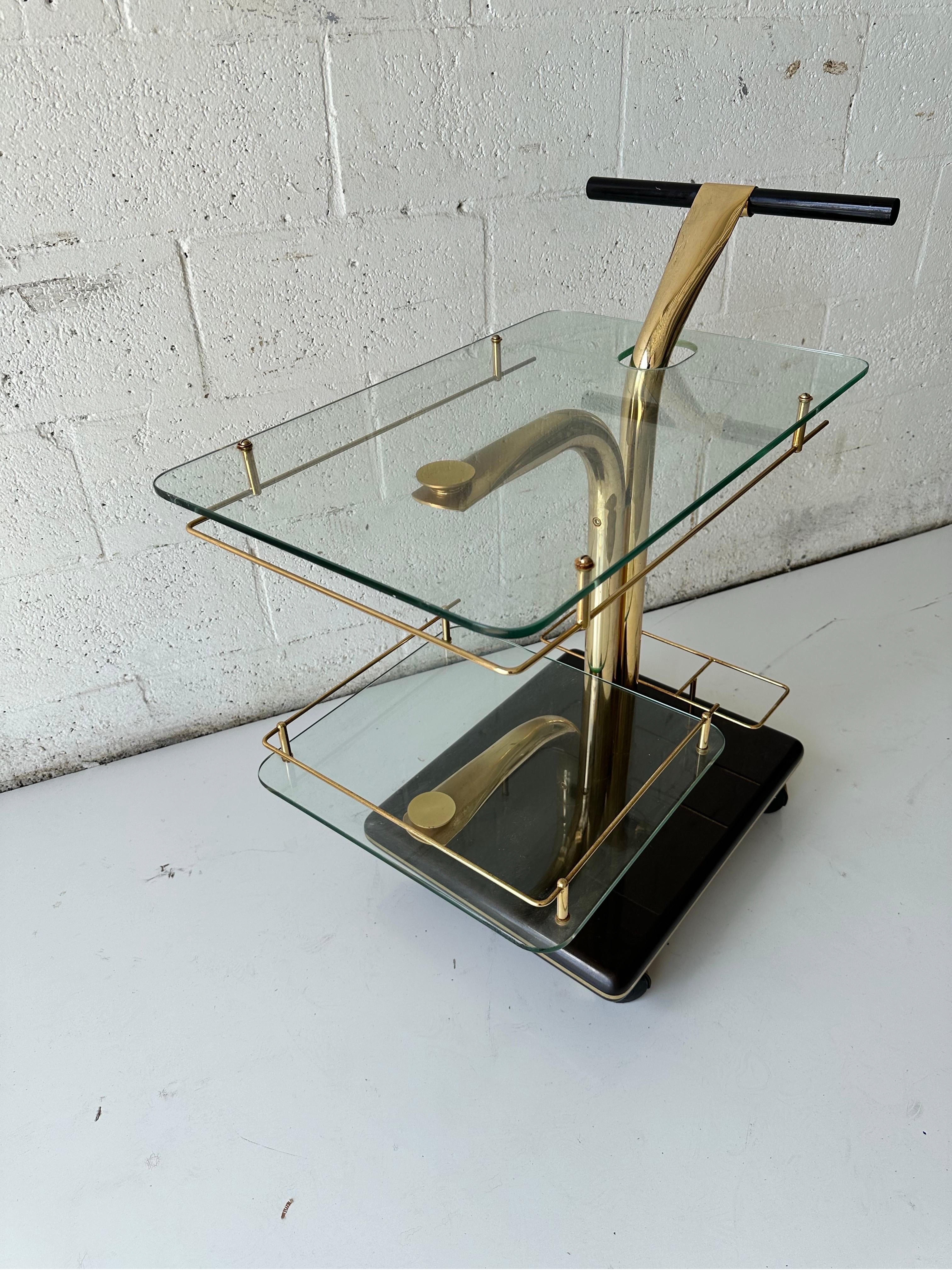 Carrito de bar italiano modernista Moderno de mediados de siglo en venta