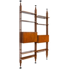 Bibliothèque italienne moderniste de Franco Albini pour Poggi