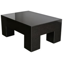 Modernist Italian Granite Coffee Table, circa 1980 Vintage Modernist Italian Granite Coffee Table, circa 1980
