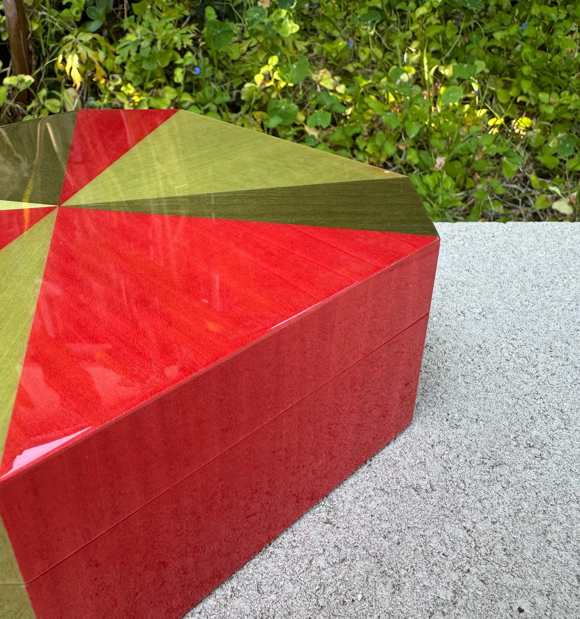 Modernist Italian Jewelry Box, Italy, 20th Century In Good Condition In San Juan Capistrano, CA
