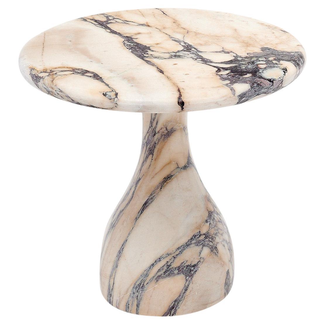 Modernist Italian Marble Side Table For Sale