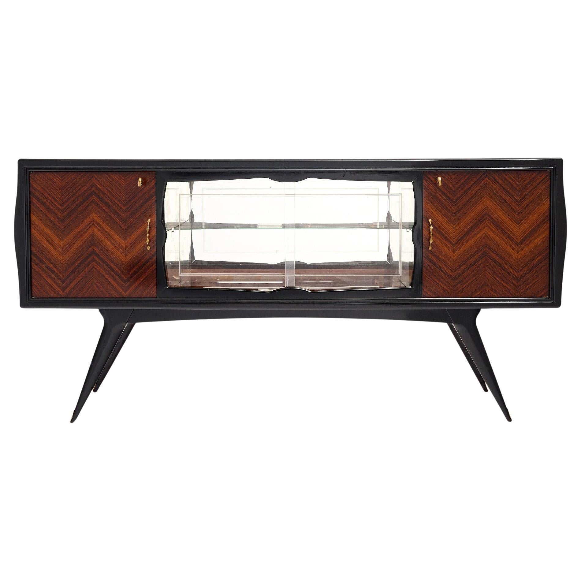 Modernist Italian Rosewood Buffet