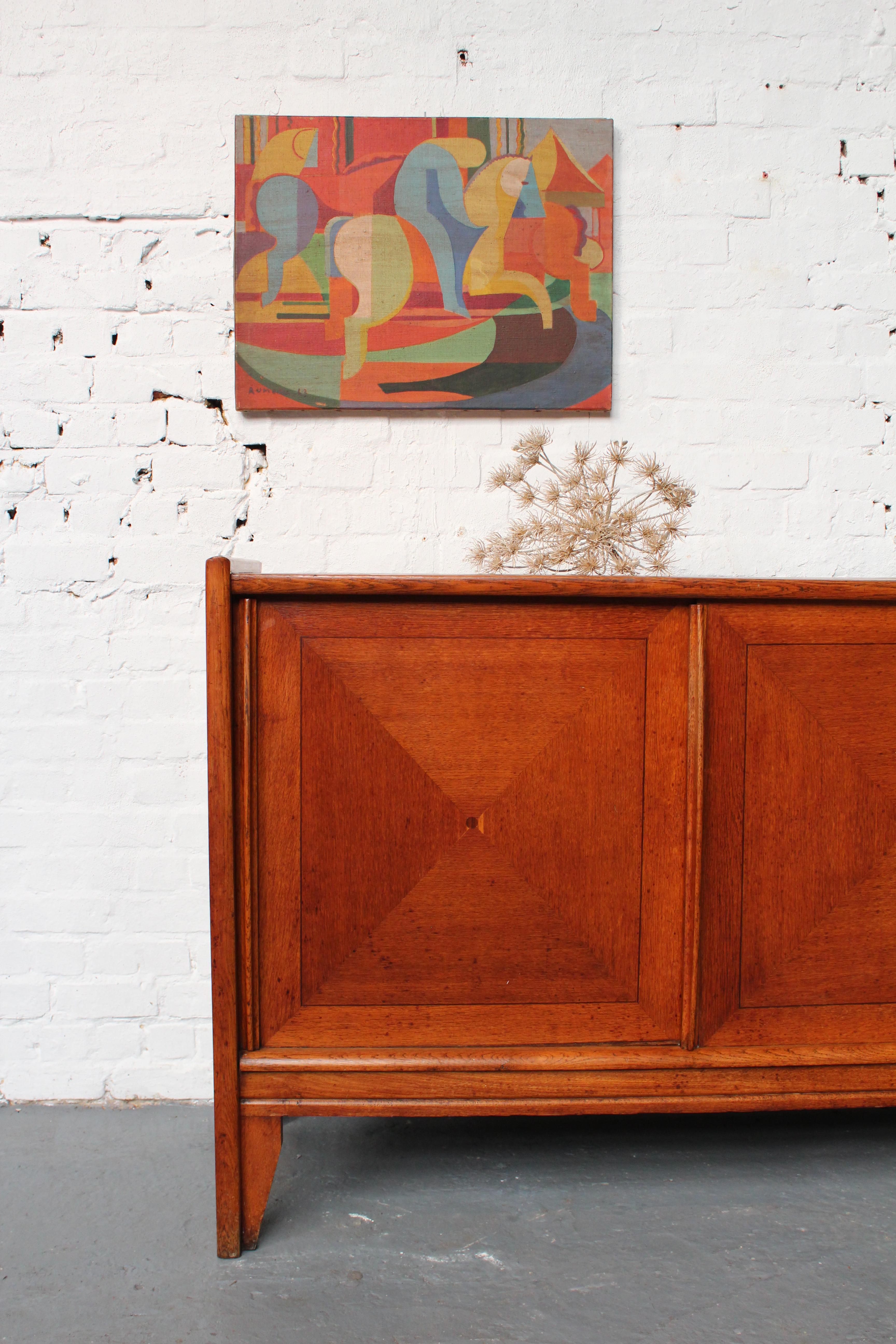 Modernistisches italienisches Sideboard (Holz) im Angebot