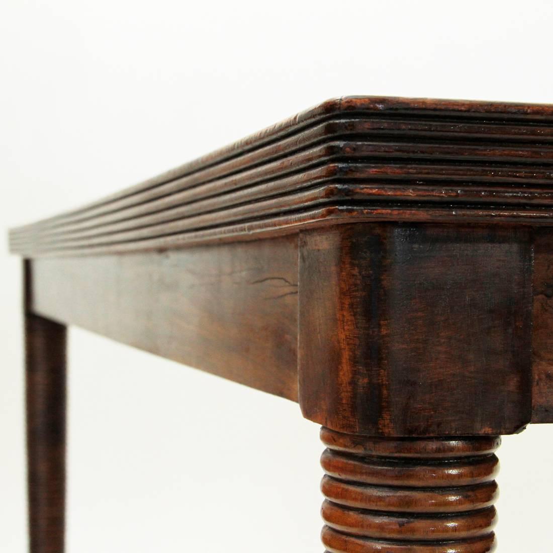 Modernist Italian Wooden Table, 1940s 3