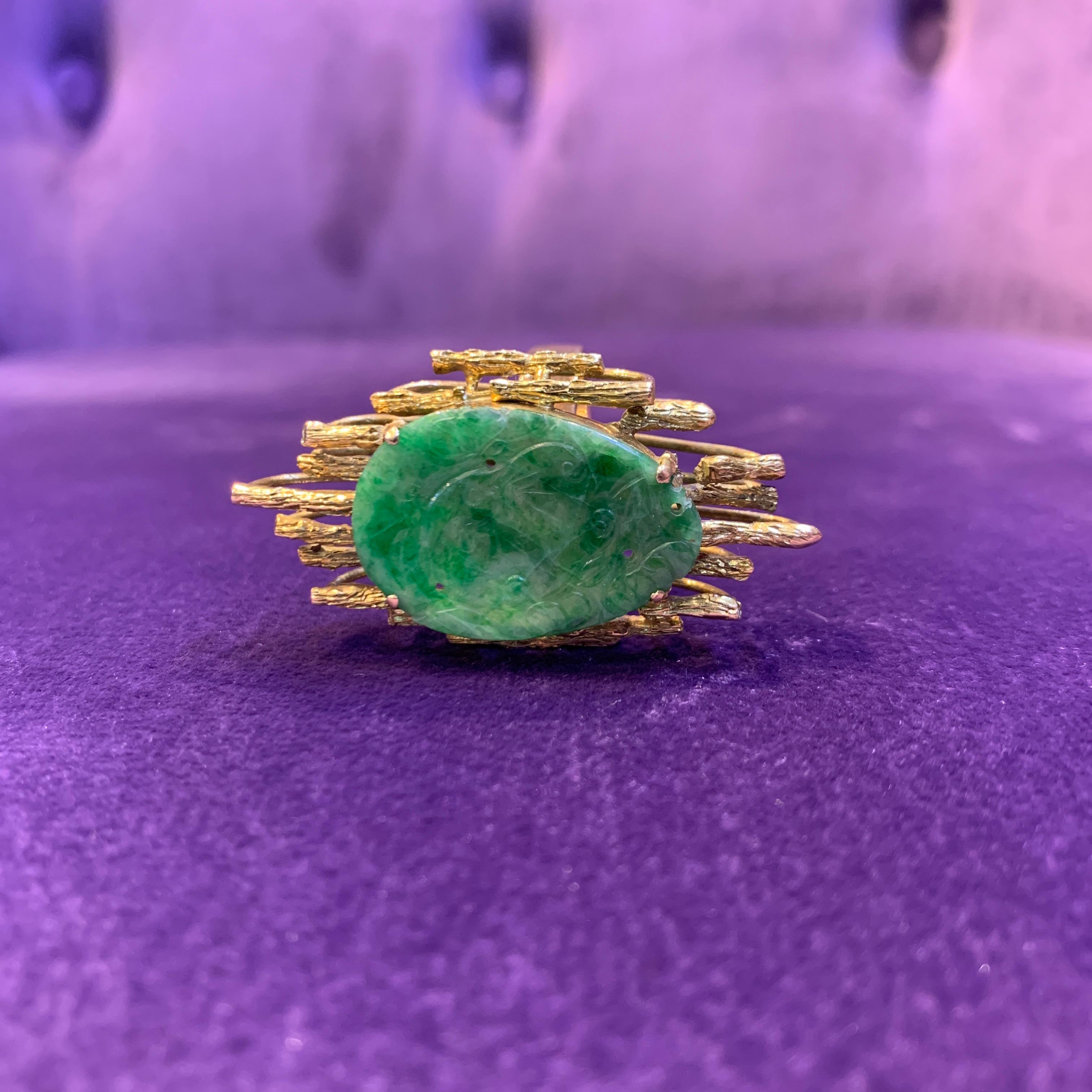 Modernist Jade Ring For Sale at 1stDibs carved jade ring, how to