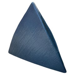 Modernist Japanese Blue Pyramid Ikebana Vase, Japan, 20th Century