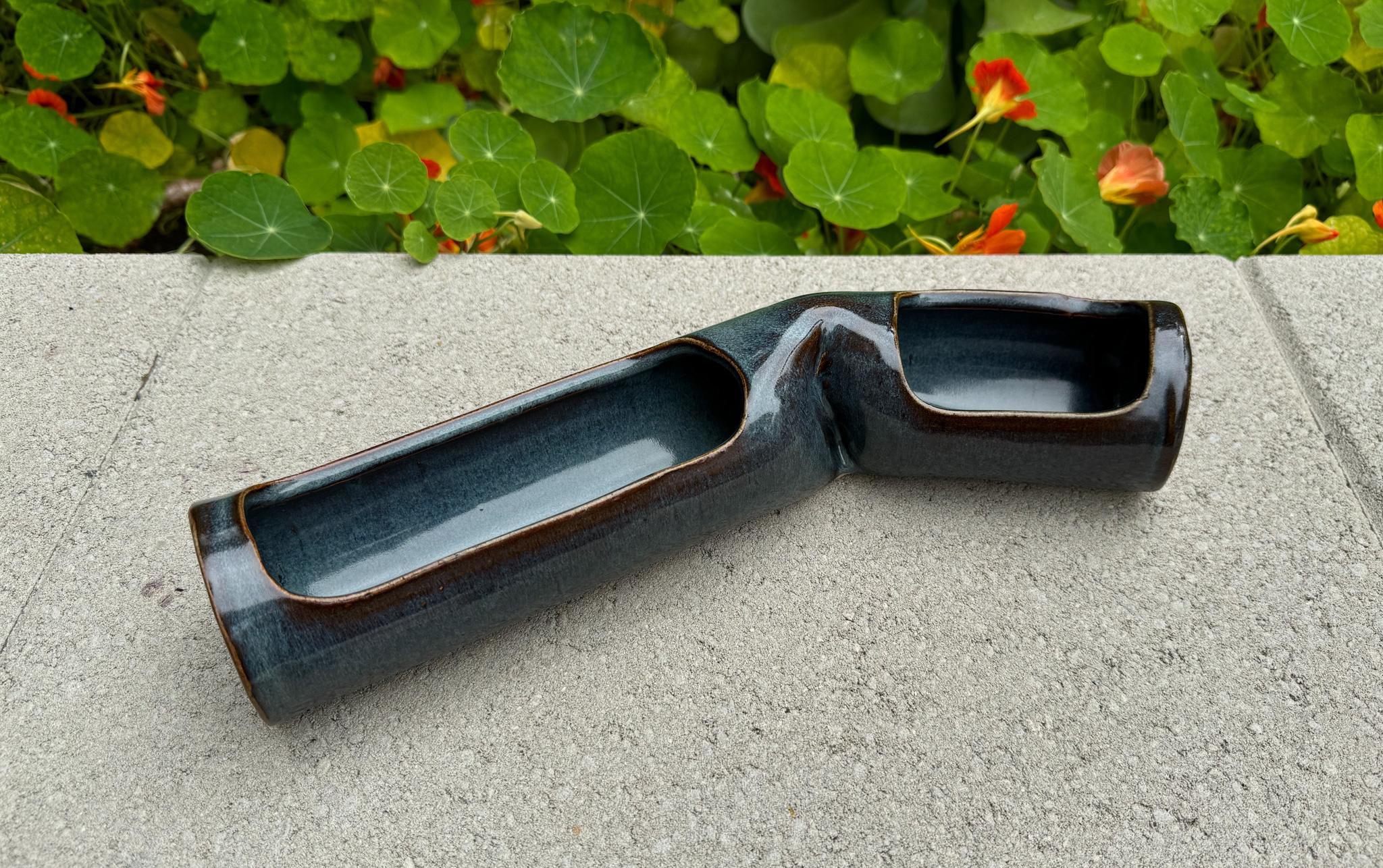 Modernistische japanische Ikebana-Vase, Japan, 20. Jahrhundert. 