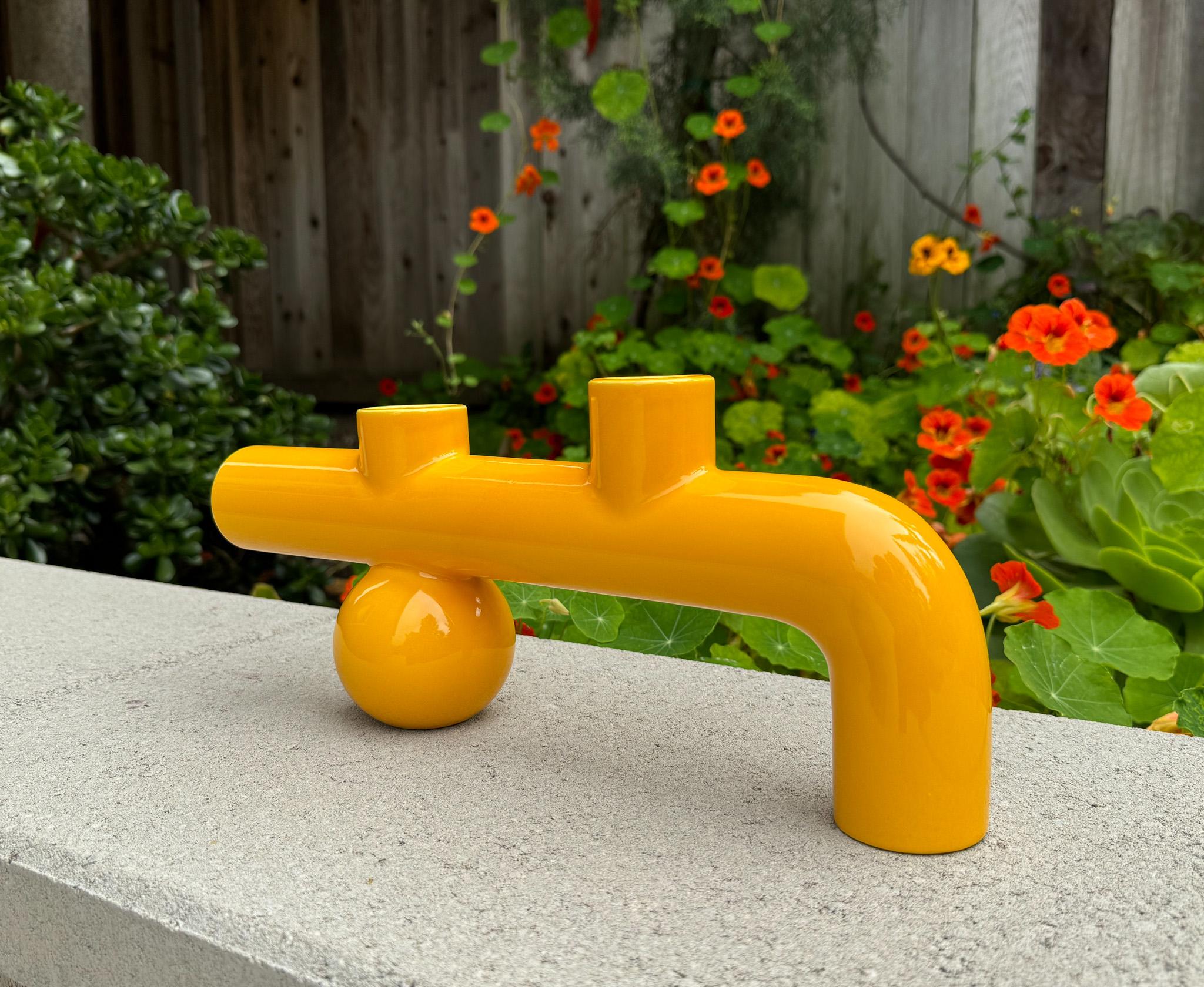 Modernist Japanese Ikebana Vase, Japan, 21st Century 6
