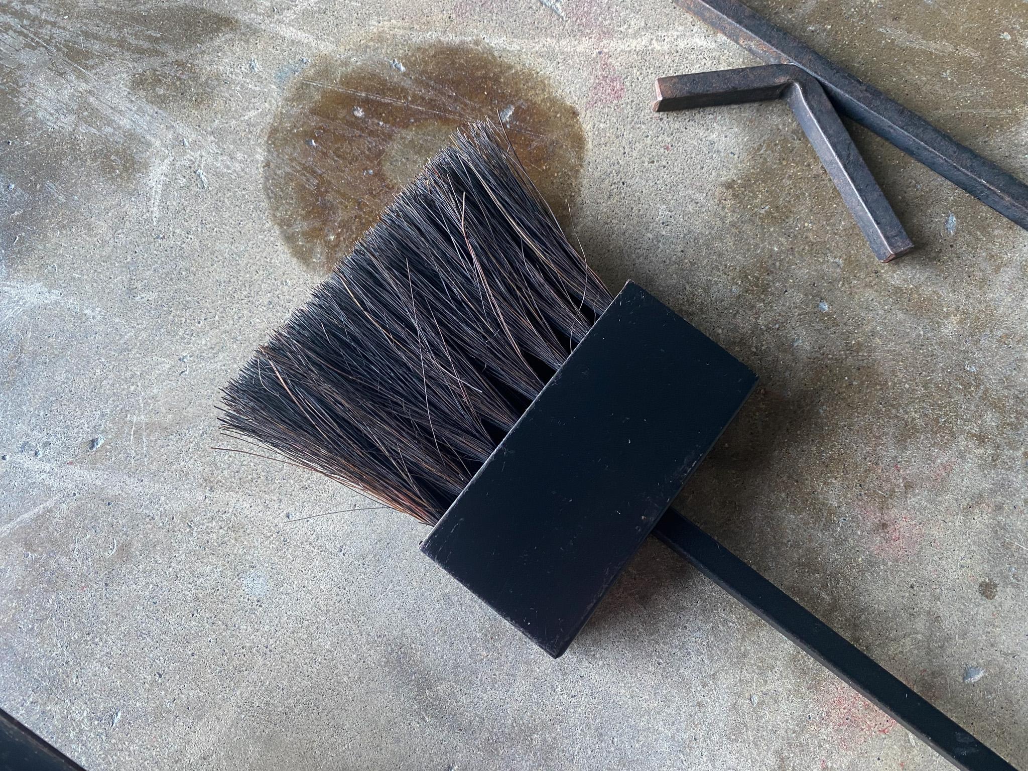 Modernist Japanese Iron Modernist Fire Tools, Japan, 1960's 5