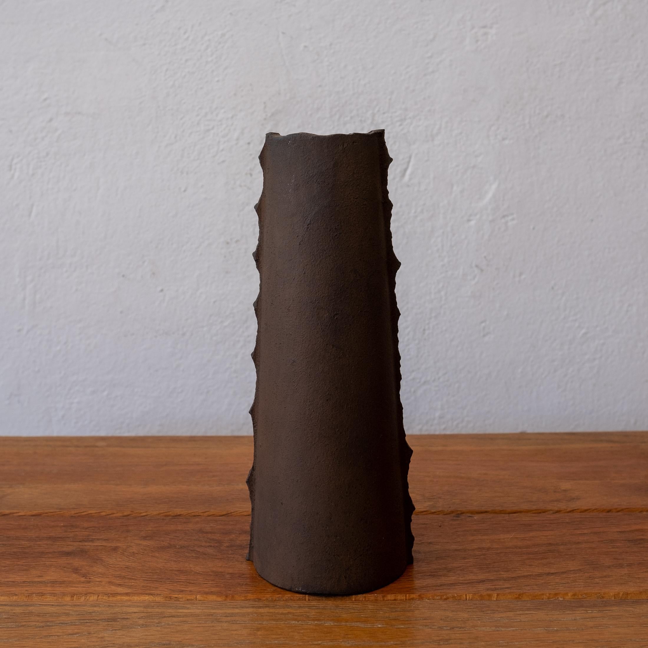 Mid-Century Modern Modernist Japanese Iron Vase, 1960s