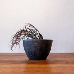 Modernist Japanese Iron Vase Ikebana Planter