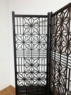 Modernist Japanese Kumiko Screen / Room Divider, Cira 1950s