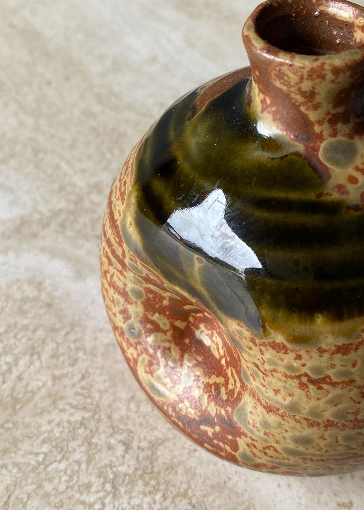 Giapponese Vaso d'erba giapponese modernista, anni '70 in vendita