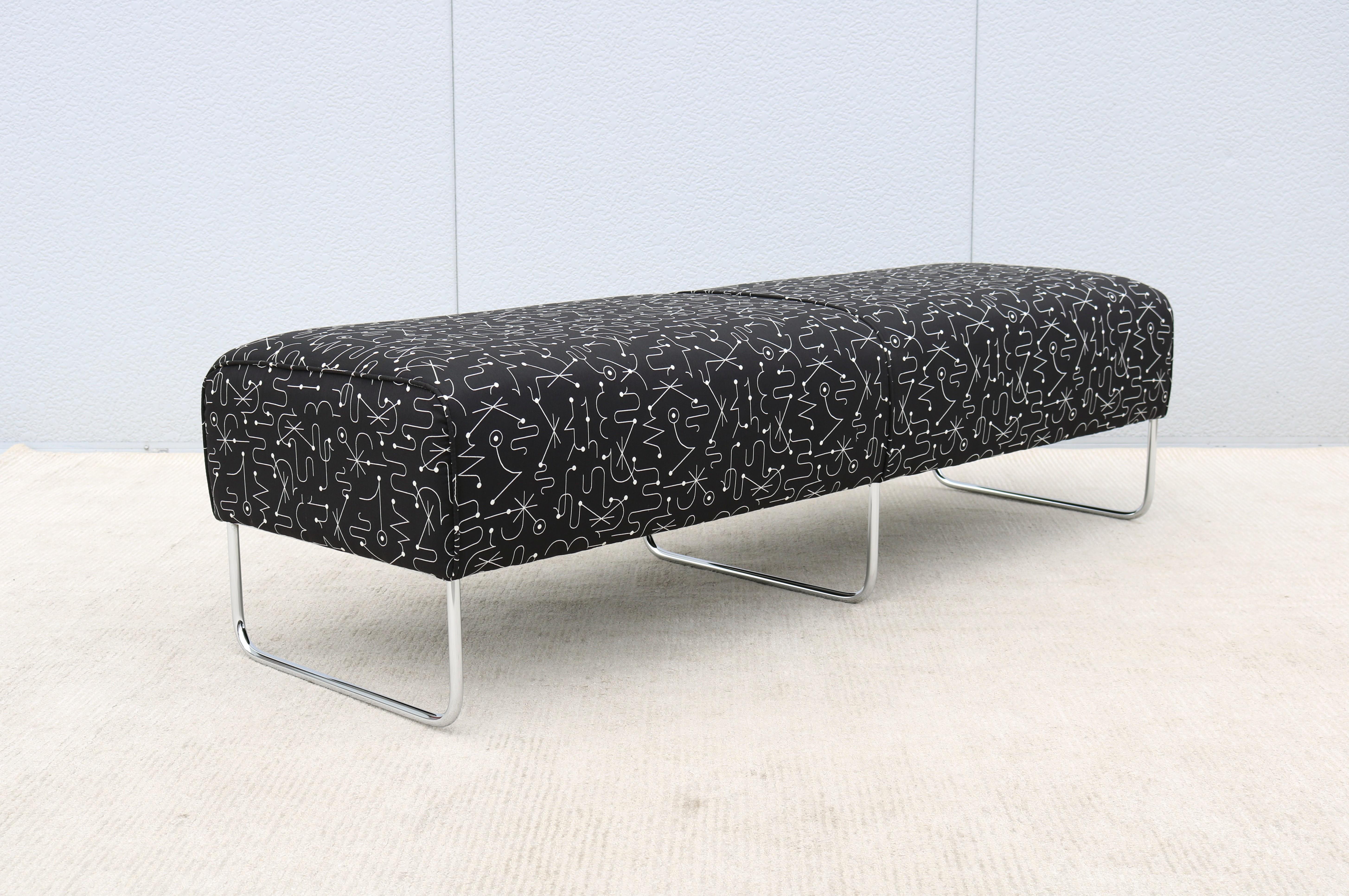 Modernist Jeffrey Bernett for Bernhardt Design Balance Three-Seat Bench For Sale 3