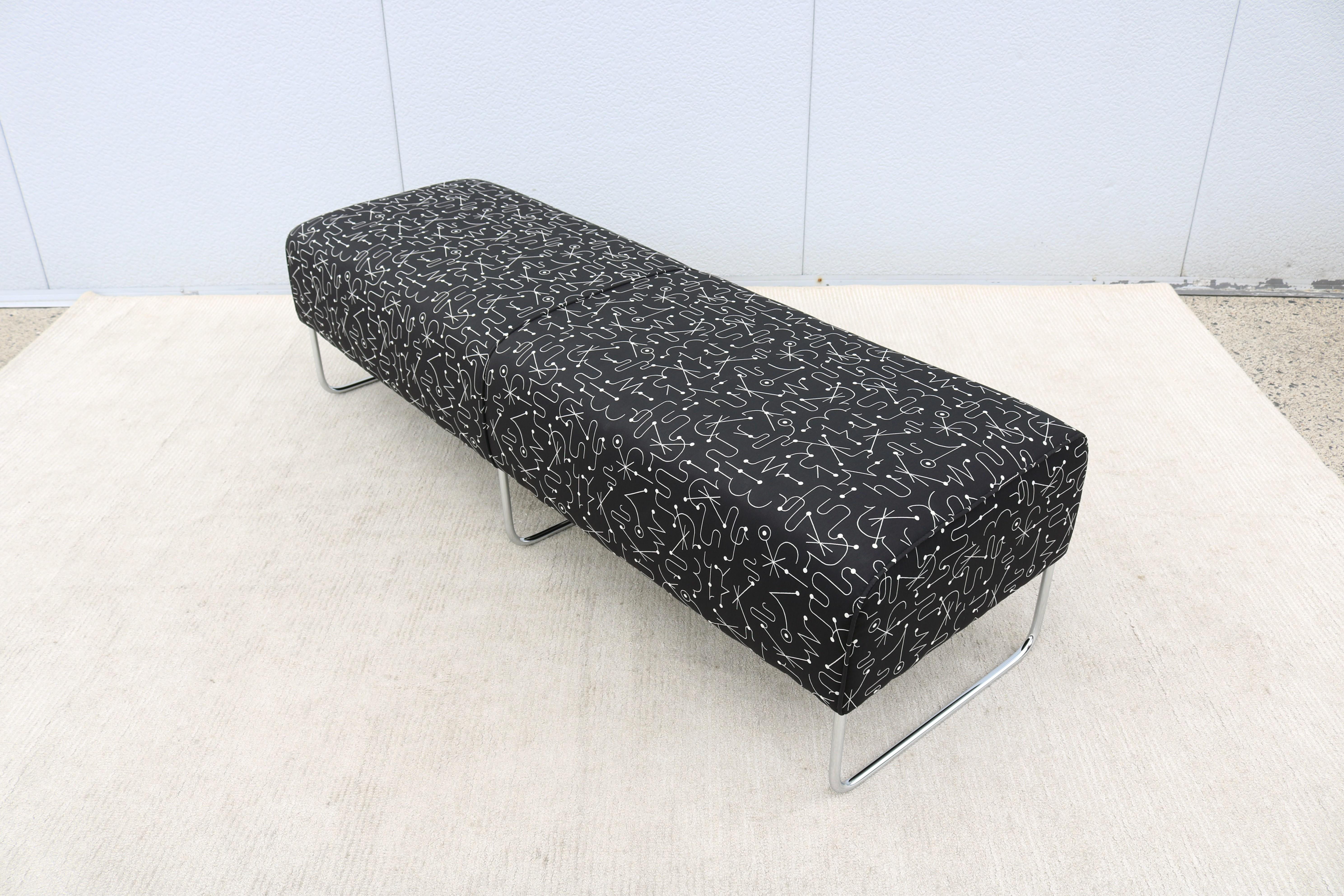 Modernist Jeffrey Bernett for Bernhardt Design Balance Three-Seat Bench For Sale 4