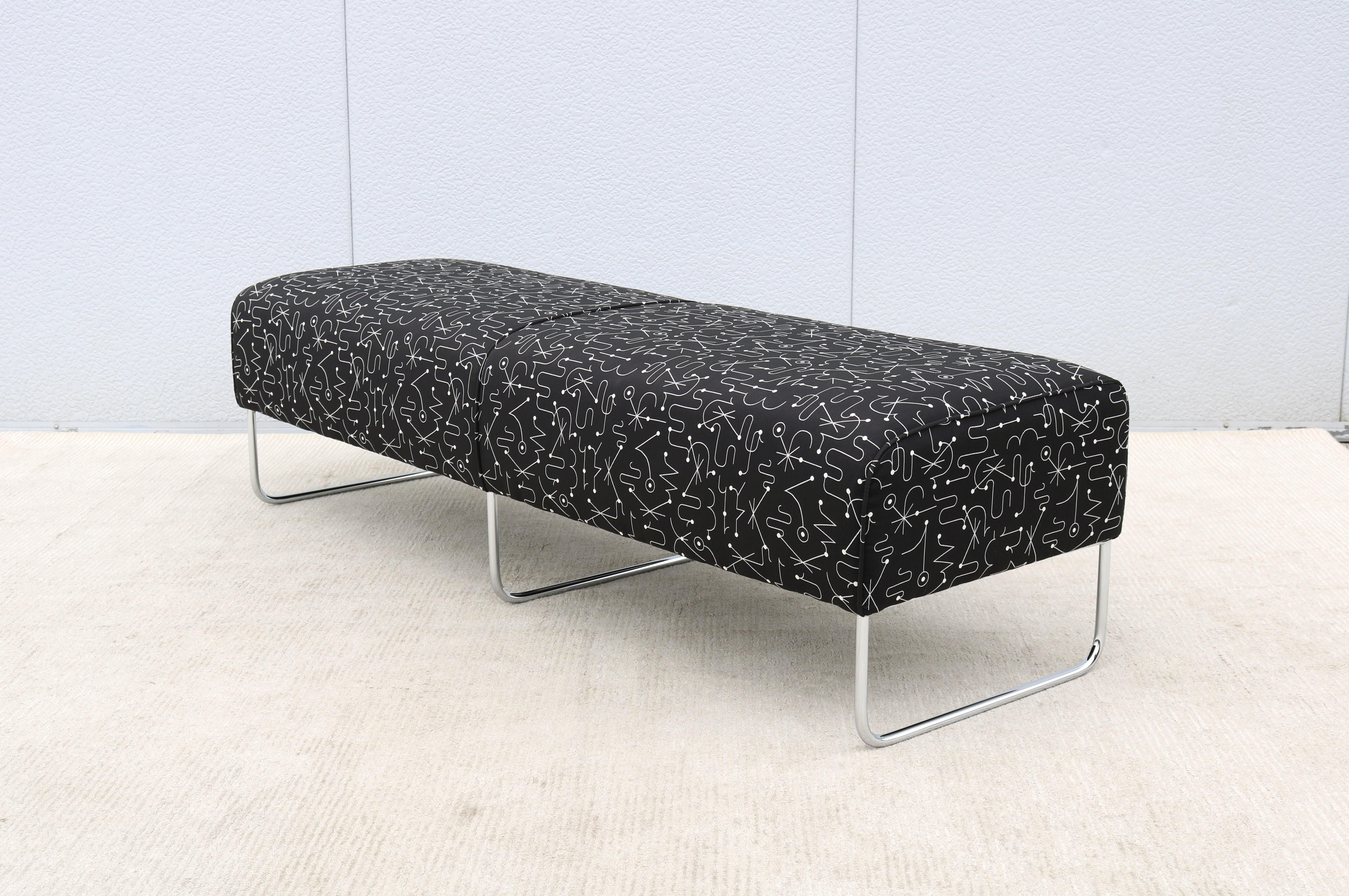 Modernist Jeffrey Bernett for Bernhardt Design Balance Three-Seat Bench For Sale 5