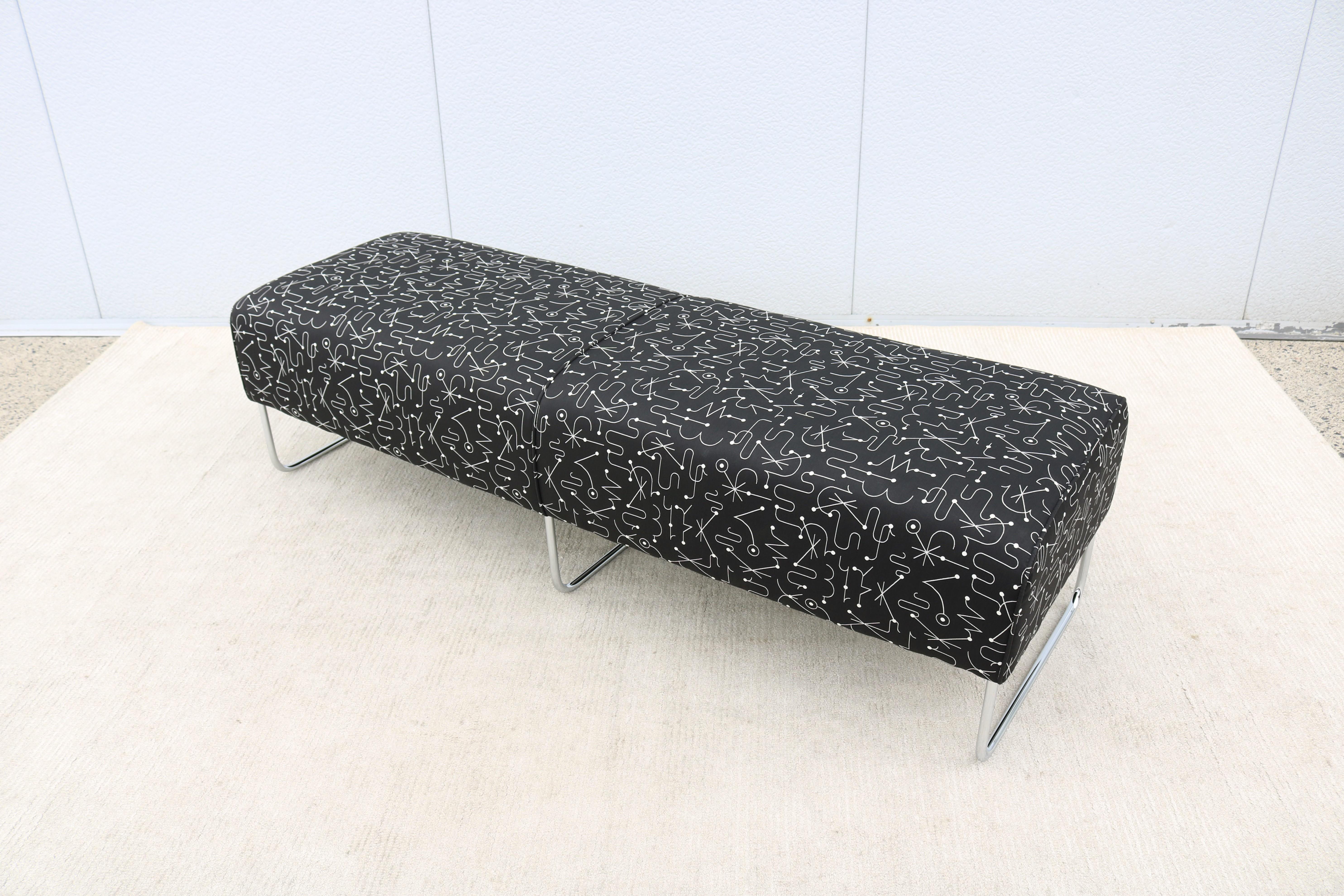 Modernist Jeffrey Bernett for Bernhardt Design Balance Three-Seat Bench For Sale 6
