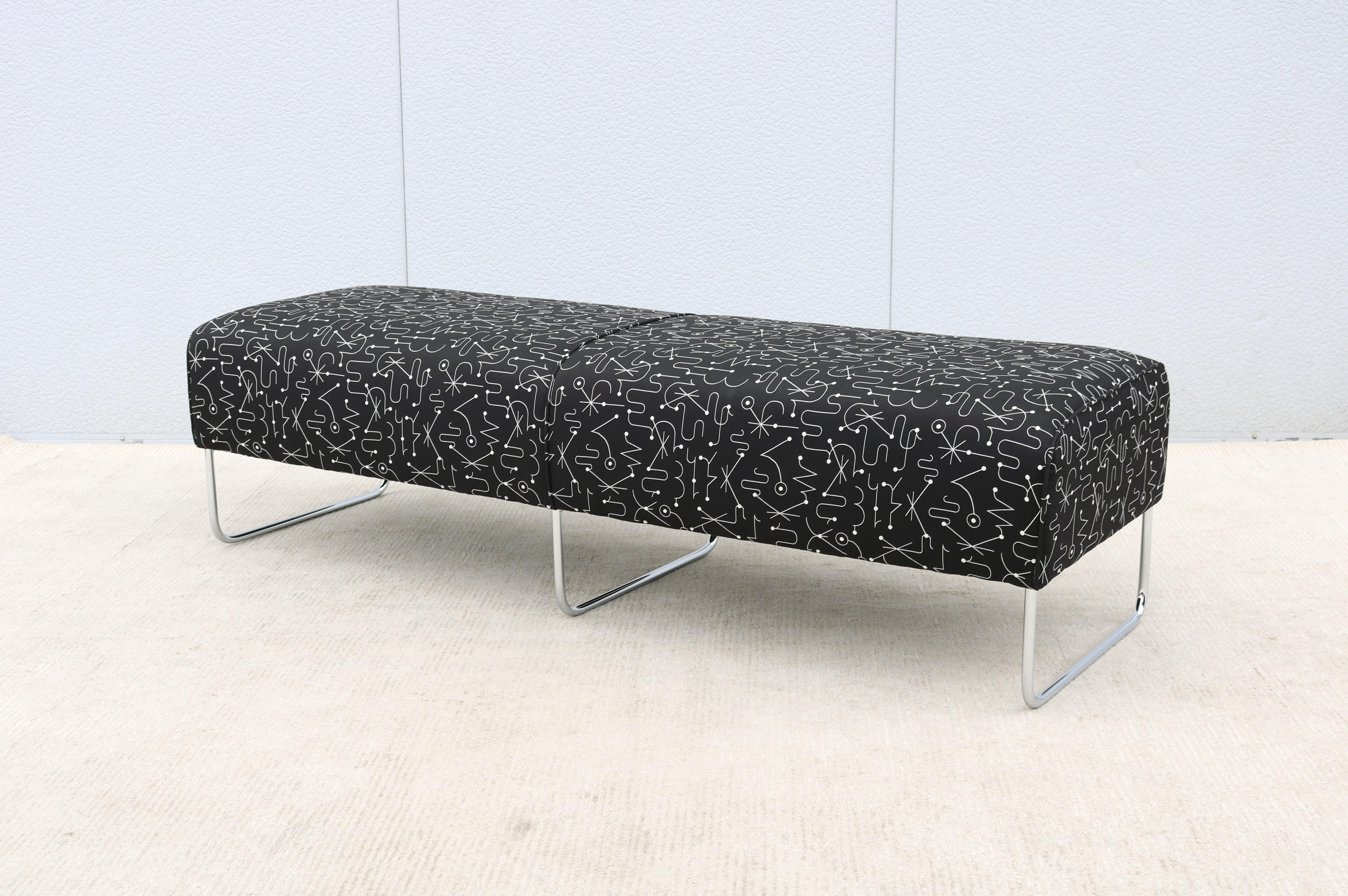 Modernist Jeffrey Bernett for Bernhardt Design Balance Three-Seat Bench For Sale 7