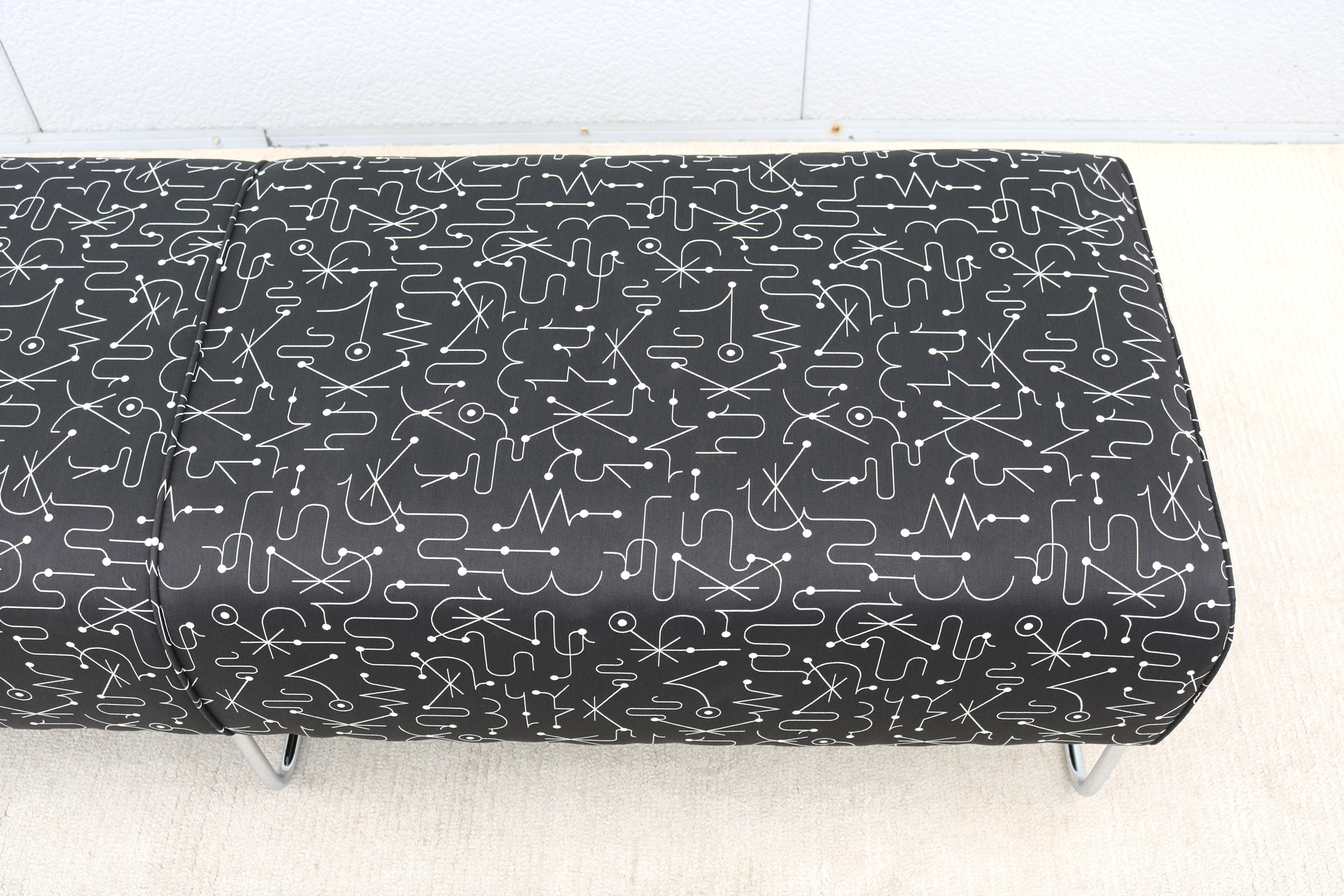Modernist Jeffrey Bernett for Bernhardt Design Balance Three-Seat Bench For Sale 9