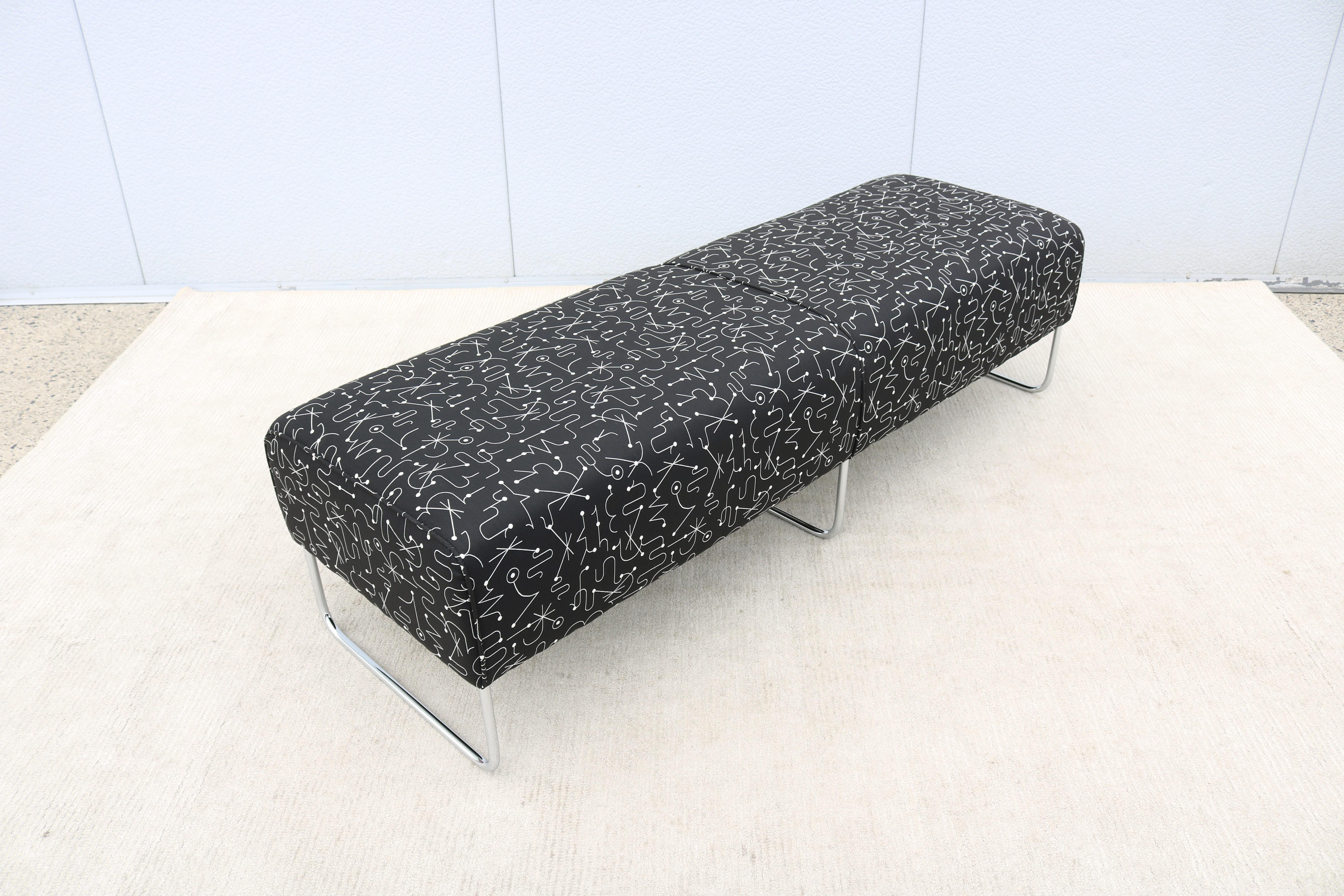 Modernist Jeffrey Bernett for Bernhardt Design Balance Three-Seat Bench For Sale 1